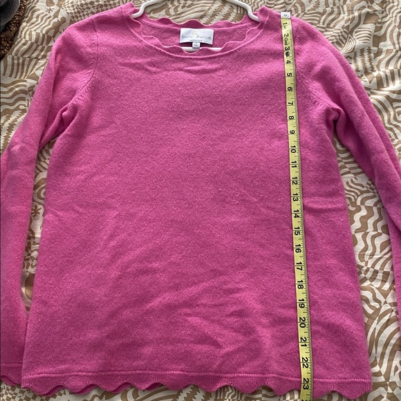 belle france 2 ply cashmere sweater - Picture 8 of 8